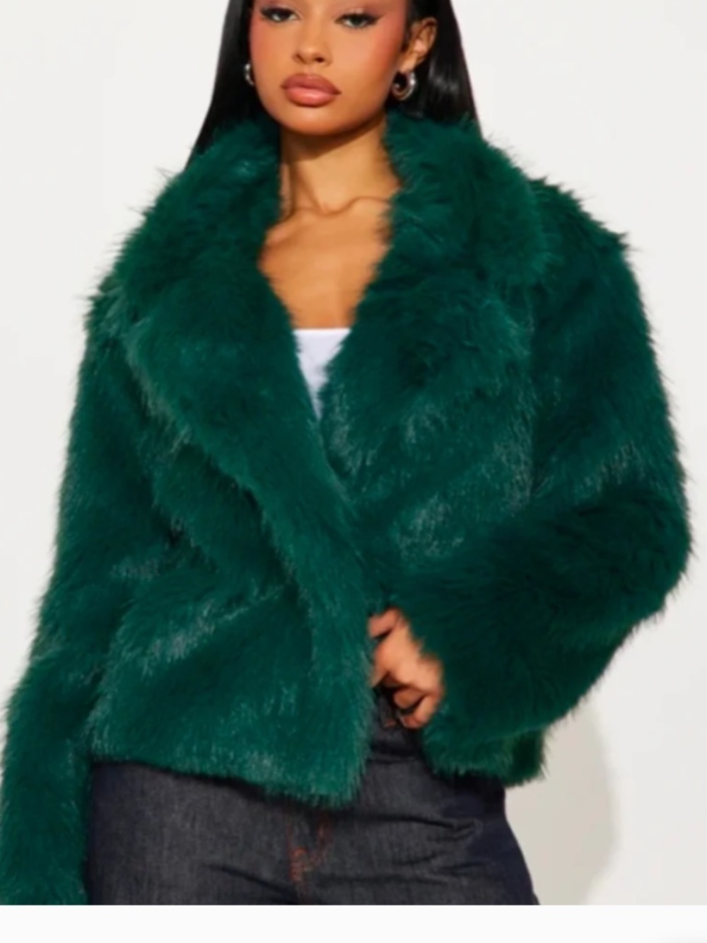 Akira Faux Fur Jacket NWT